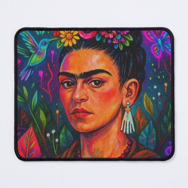 Item preview, Neon Floral Self-Portrait - Electric Pop Art Interpretation designed and sold by ThanksForToday.