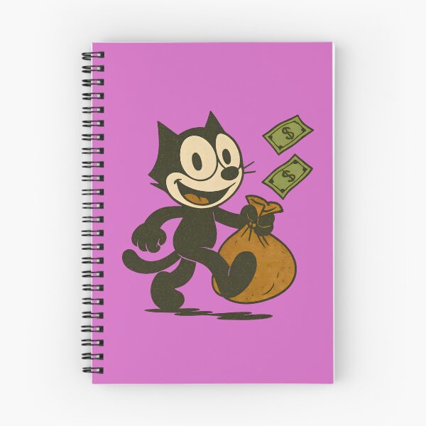 Item preview, FELIX CAT VINTAGE WITH A BAG OF MONEY designed and sold by infinitearte.