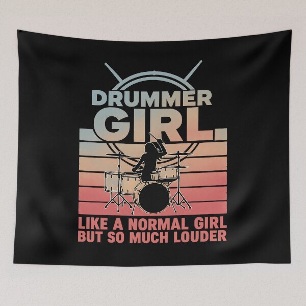 Item preview, Best Drummer Girl Art For Women Drumming Percussion Drumsd designed and sold by hemagamo.