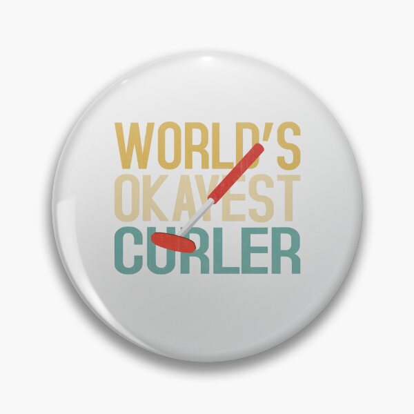 Item preview, World's Okayest Curler  designed and sold by CurlSport.