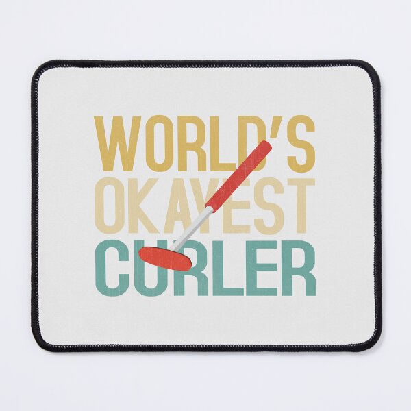 Item preview, World's Okayest Curler designed and sold by CurlSport.