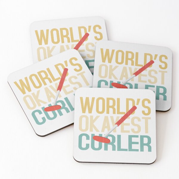 Item preview, World's Okayest Curler  designed and sold by CurlSport.
