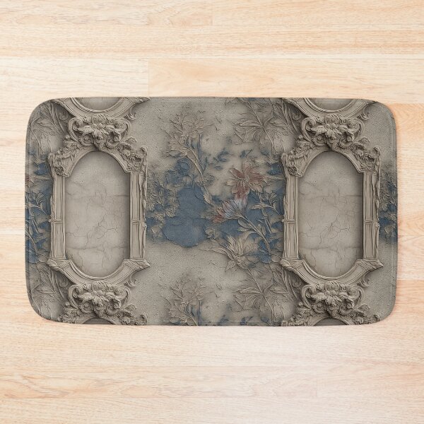 Item preview, Floral Engraved Wall with Ornate Frame designed and sold by Noitcaei.