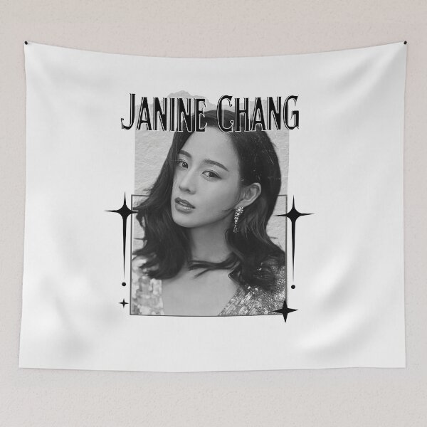 Item preview, Janine Chang – Zhang Junning (张钧甯) Chinese Actress Art Chinese Celebrity IllustrationScrapbook Collage Cozy Y2K Vintage Design designed and sold by HELL0WBELLO.