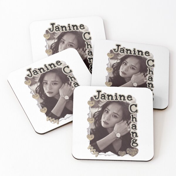 Item preview, Janine Chang – Zhang Junning (张钧甯) Chinese Actress Art Chinese Celebrity Illustration Scrapbook Collage Cozy Y2K Vintage Design designed and sold by HELL0WBELLO.
