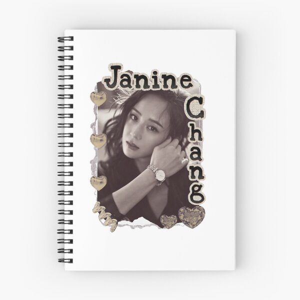 Item preview, Janine Chang – Zhang Junning (张钧甯) Chinese Actress Art Chinese Celebrity Illustration Scrapbook Collage Cozy Y2K Vintage Design designed and sold by HELL0WBELLO.