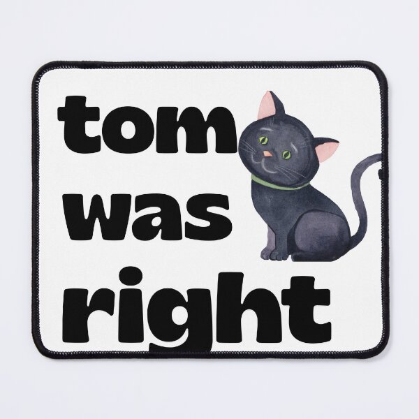 Item preview, Tom Was Right – Cute Black Cat Illustration designed and sold by RanoStore.
