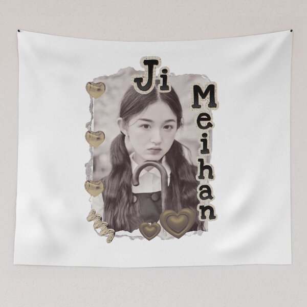 Item preview, Ji Meihan (纪美涵) Chinese Actress Art Chinese Celebrity Illustration Scrapbook Collage Cozy Y2K Vintage Design designed and sold by HELL0WBELLO.