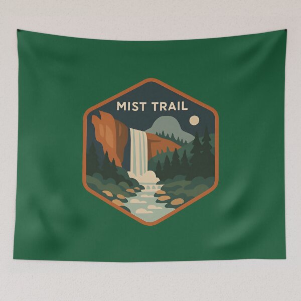Item preview, Mist Trail, Yosemite National Park designed and sold by Broken Antler Designs .