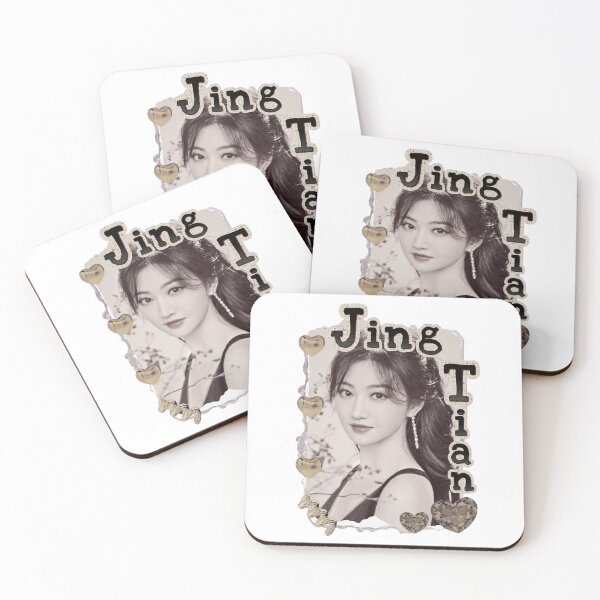 Item preview, Jing Tian (景甜) Chinese Actress Art Chinese Celebrity Illustration Scrapbook Collage Cozy Y2K Vintage Design designed and sold by HELL0WBELLO.