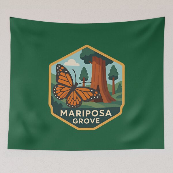 Item preview, Mariposa Grove, Yosemite National Park designed and sold by Broken Antler Designs .