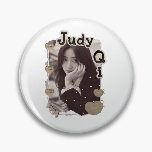 Item preview, Judy Qi – Qi Jing (齐静) Chinese Actress Art Chinese Celebrity Illustration Scrapbook Collage Cozy Y2K Vintage Design designed and sold by HELL0WBELLO.