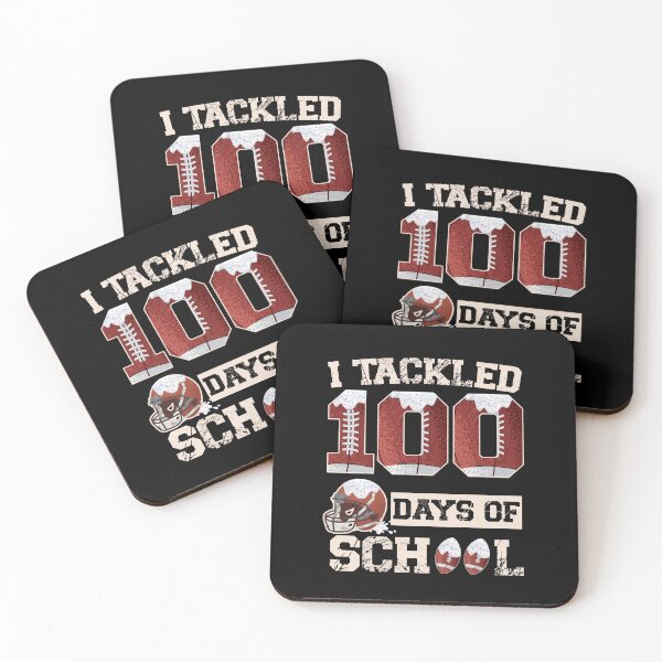 Item preview, I Tackled 100 Days of School Football Ice Cream Drip 100th designed and sold by SakuraPxl.