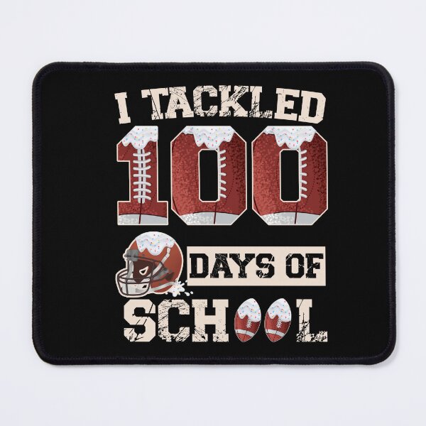 Item preview, I Tackled 100 Days of School Football Ice Cream Drip 100th designed and sold by SakuraPxl.