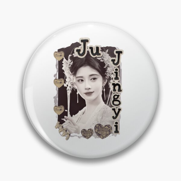 Item preview, Ju Jingyi (鞠婧祎) Chinese Actress Art Chinese Celebrity Illustration Scrapbook Collage Cozy Y2K Vintage Design designed and sold by HELL0WBELLO.