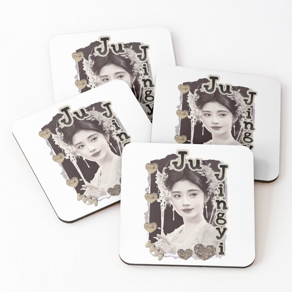 Item preview, Ju Jingyi (鞠婧祎) Chinese Actress Art Chinese Celebrity Illustration Scrapbook Collage Cozy Y2K Vintage Design designed and sold by HELL0WBELLO.