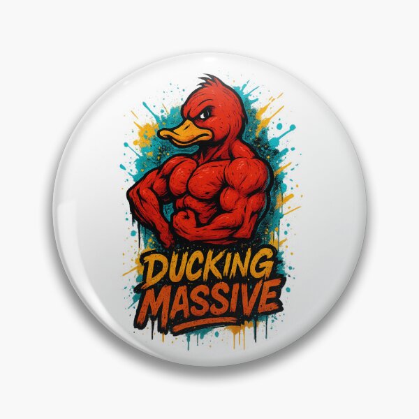 Item preview, Bodybuilder duck designed and sold by HT DU SAINT.