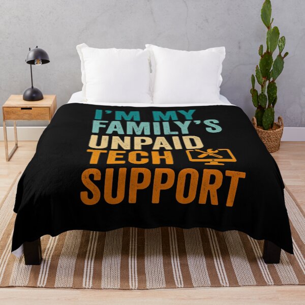 Item preview, I’m My Family’s Unpaid Tech Support – Funny Geek T-Shirt designed and sold by DailyDrivesct.