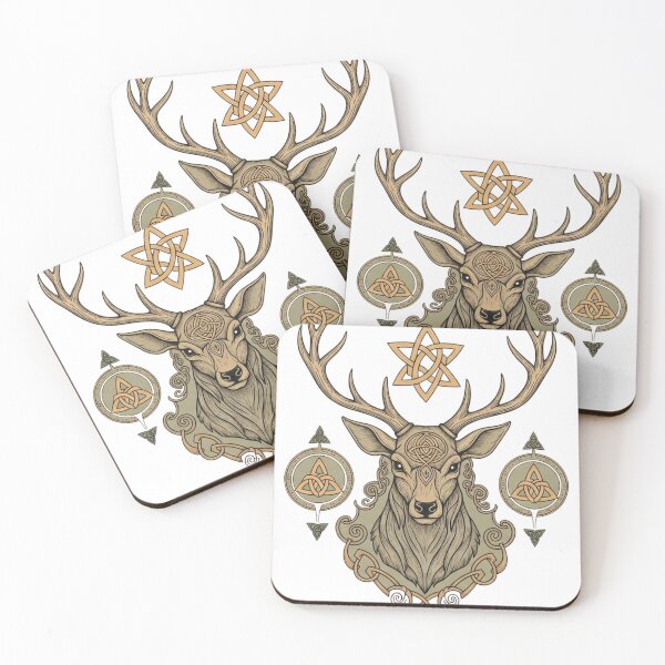Item preview, Celtic Nature Deity Stag Design designed and sold by Pollock.