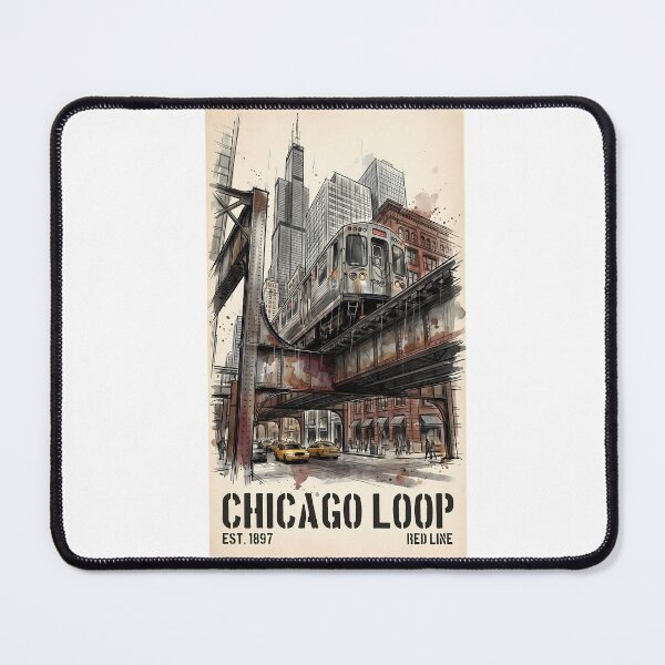 Item preview, Chicago Transit Authority (CTA) L Train - Graphic Novel Art designed and sold by Digital Dreams Arts.