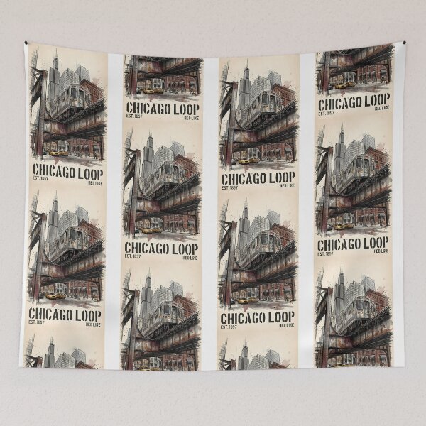 Item preview, Chicago Transit Authority (CTA) L Train - Graphic Novel Art designed and sold by Digital Dreams Arts.