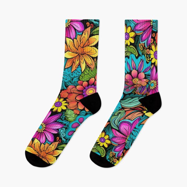 Item preview, Colorful Latin American Floral Pattern Style Flower Bouquet designed and sold by RoyalStarsPatts.