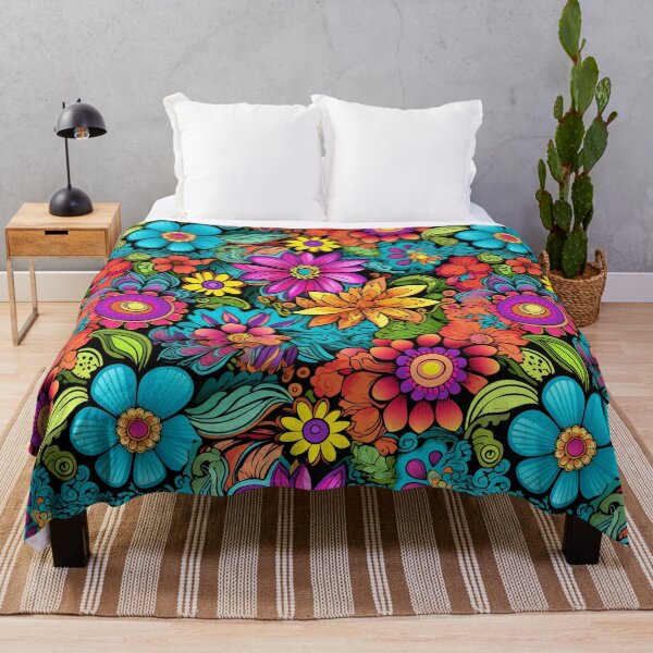 Item preview, Colorful Latin American Floral Pattern Style Flower Bouquet designed and sold by RoyalStarsPatts.