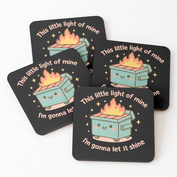 Item preview, This Little Light Of Mine I'm Gonna Let It Shine Dumpster Fire Response Team Silly Sparks designed and sold by SkeletonsDanger.