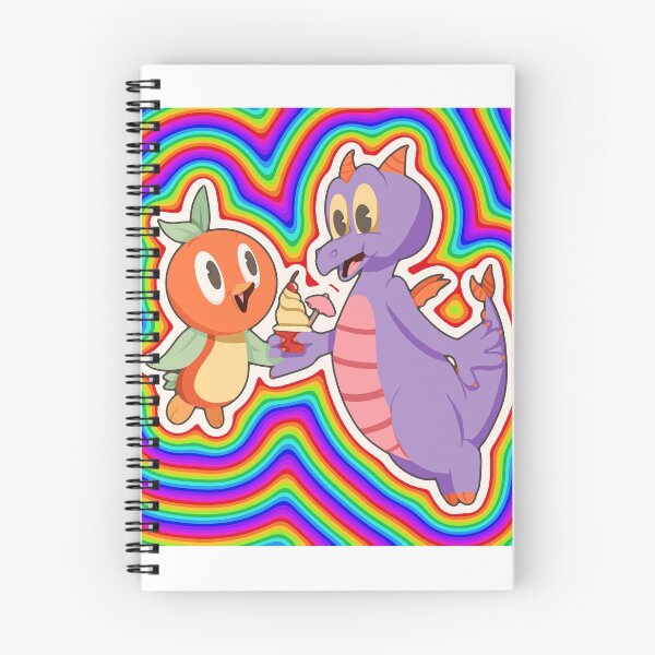Item preview, Orange Bird and Figment designed and sold by Cute-ArtStore.
