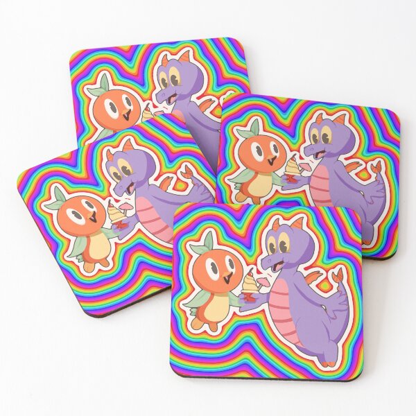 Item preview, Orange Bird and Figment designed and sold by Cute-ArtStore.