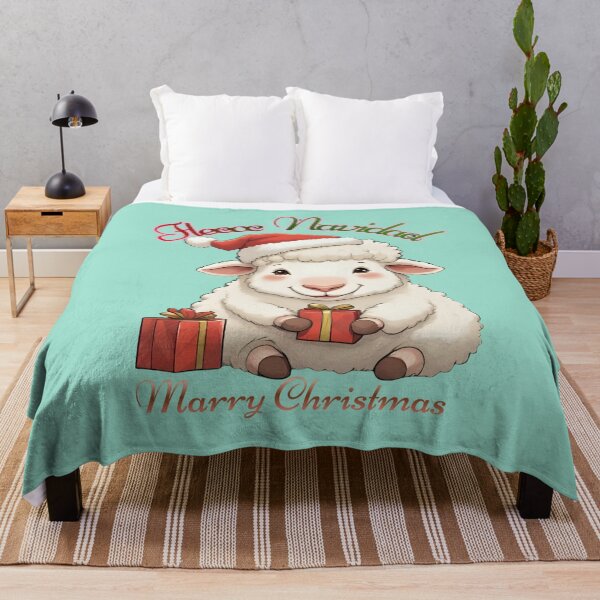 Item preview, Fleece Navidad Cute Sheep Christmas Pun – Funny Holiday Animal Gift designed and sold by HANG ON STUDIO .