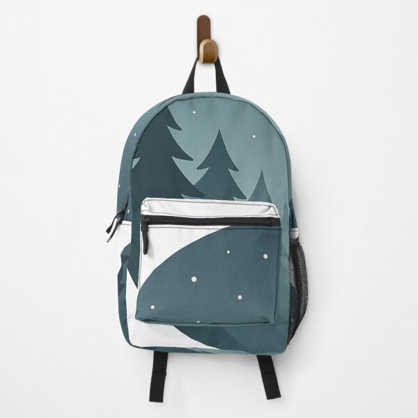 Item preview, Night Pine Forest – Minimal Starry Sky Landscape designed and sold by Fernova.