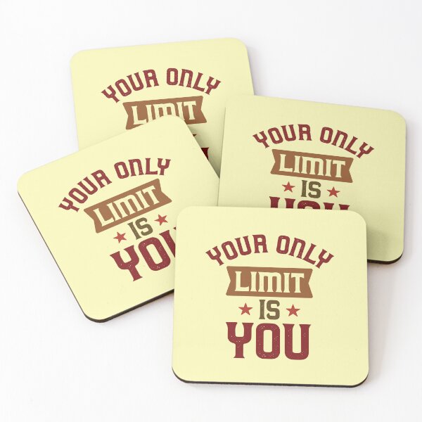 Item preview, Your Only Limit Is You | Limitless Potential, Self-Belief & Motivation Quote designed and sold by Maltachi Designs.