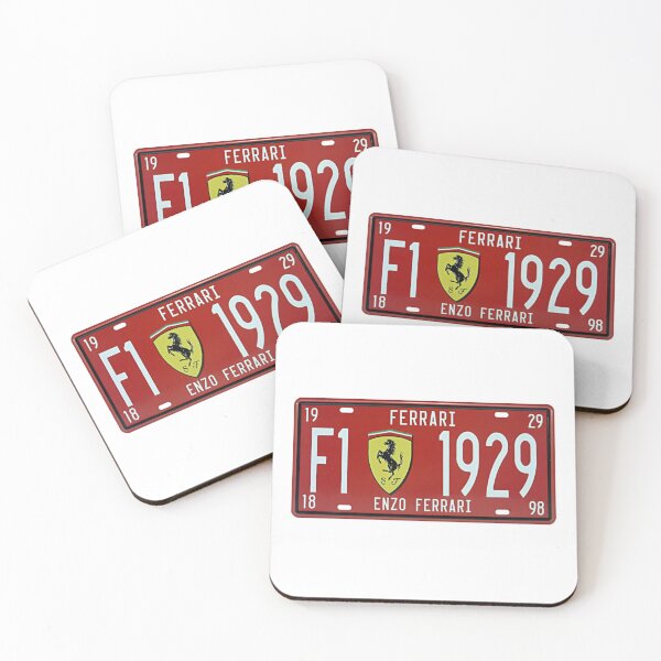 Item preview, ferrari license plate designed and sold by mani's creations.