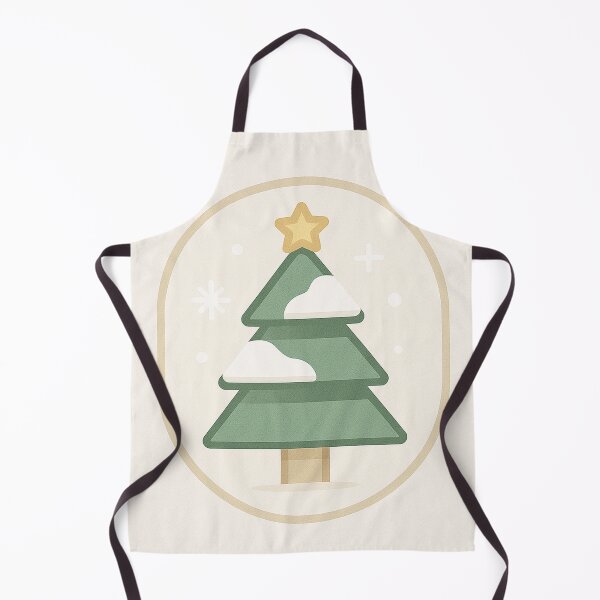 Item preview, Festive Pine Tree Badge – Minimal Winter Holiday Icon designed and sold by Fernova.