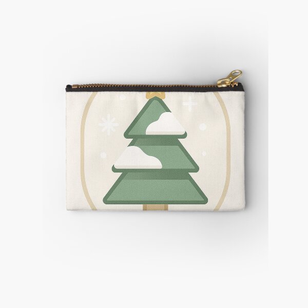 Item preview, Festive Pine Tree Badge – Minimal Winter Holiday Icon designed and sold by Fernova.