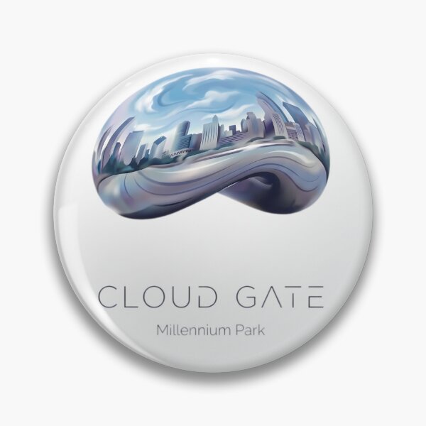 Item preview, Chicago Cloud Gate "The Bean" - Millennium Park Reflection Art designed and sold by Digital Dreams Arts.
