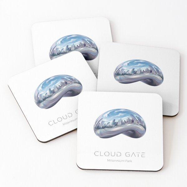 Item preview, Chicago Cloud Gate "The Bean" - Millennium Park Reflection Art designed and sold by Digital Dreams Arts.