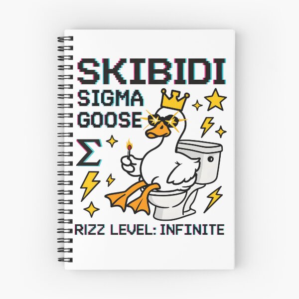 Artikelvorschau, Skibidi Sigma Goose on Throne entworfen und verkauft von AnnDesignStudio.