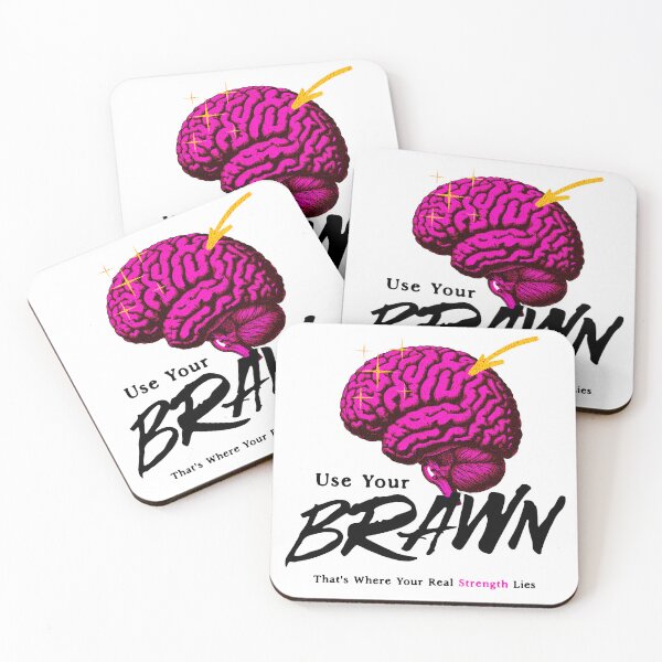 Item preview, Use Your Brawn (light backgrounds) designed and sold by Brain Shorts.