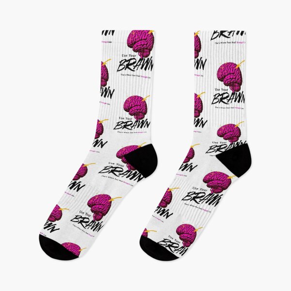 Item preview, Use Your Brawn (light backgrounds) designed and sold by Brain Shorts.
