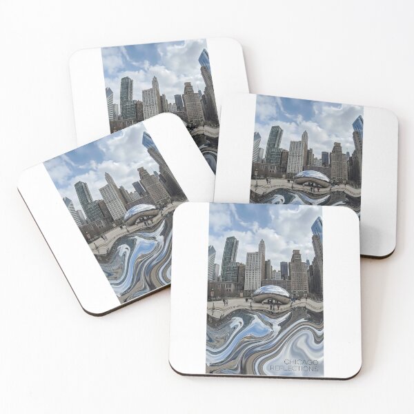 Item preview, The Bean (Cloud Gate) - Modern Chicago Millennium Park Souvenir designed and sold by Digital Dreams Arts.