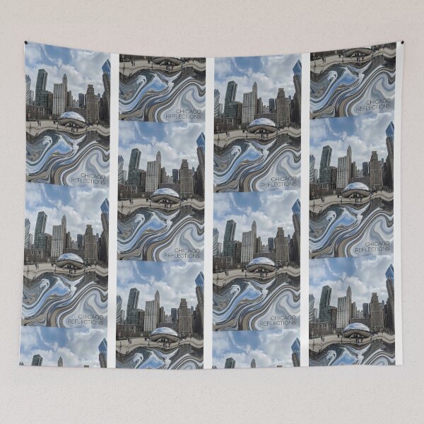 Item preview, The Bean (Cloud Gate) - Modern Chicago Millennium Park Souvenir designed and sold by Digital Dreams Arts.