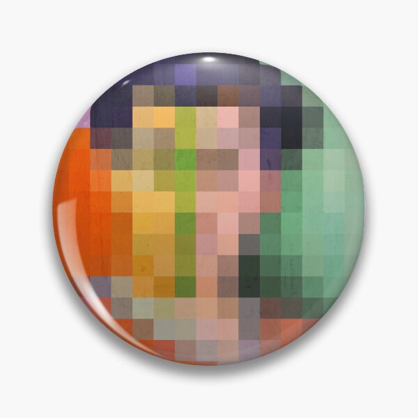 Item preview, Pixel Matisse – Color Block Portrait | by PlayWork designed and sold by PlayWork.