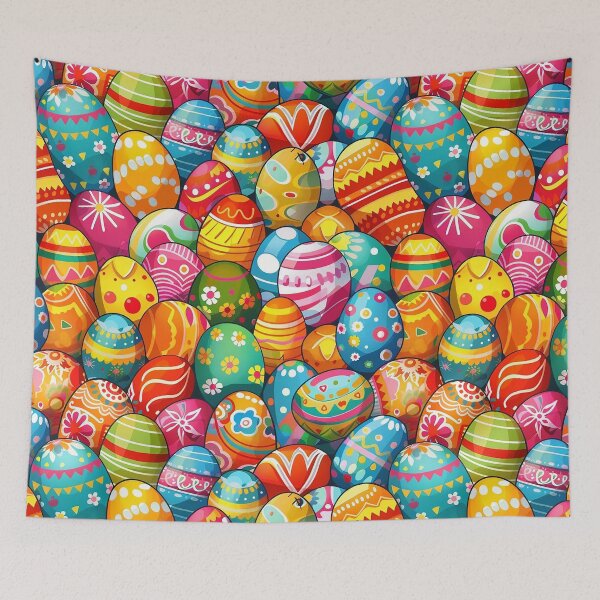 Item preview, Cute Colorful Easter Eggs Hunt For Easter Celebration Happy Easter designed and sold by RoyalStarsPatts.