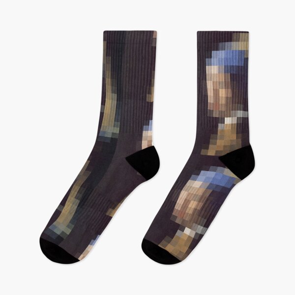 Item preview, Pixel Pearl Girl – Vermeer in Pixels | by PlayWork designed and sold by PlayWork.