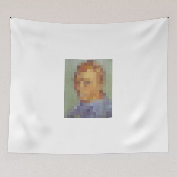 Item preview, Pixel Van Gogh – Soft Pastel Mosaic | by PlayWork designed and sold by PlayWork.