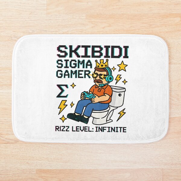 Item preview, Skibidi Sigma Gamer en el trono designed and sold by AnnDesignStudio.