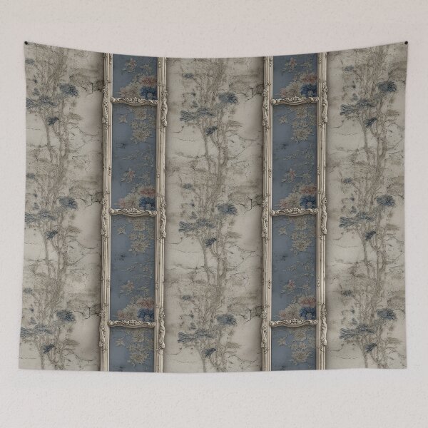 Item preview, Aged Botanical Panels with Ornate Trim designed and sold by Noitcaei.