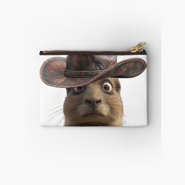 Item preview, Surprised Hyrax Christmas with Hat designed and sold by Dedokris.